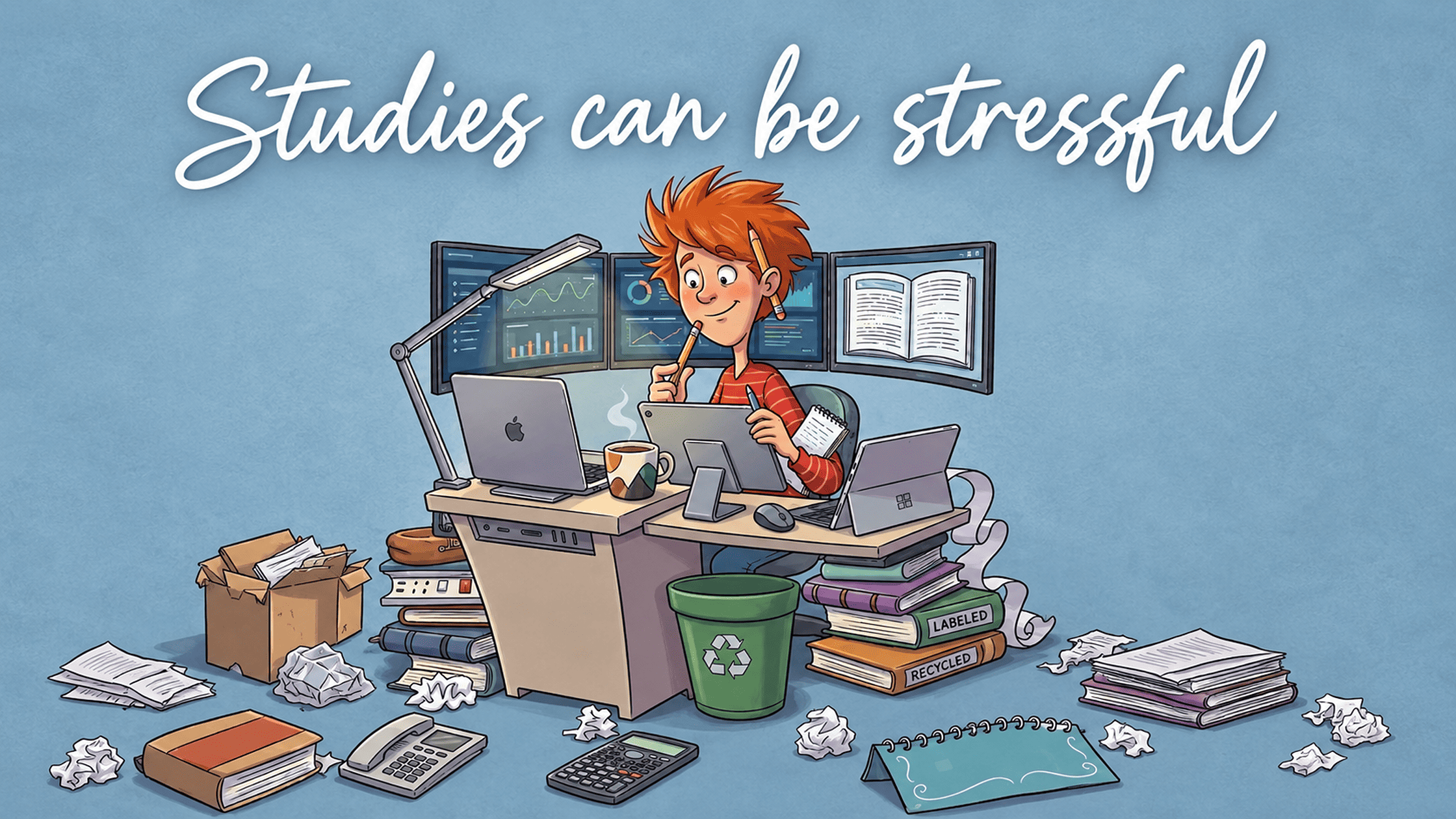 Pass Your Exams with Ease – 5 brain-smart study tips blog banner
